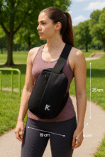 Bolso canguro riñonera unisex mini morral cruzado FK23D-166 - Imagen 7