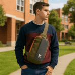 Bolso canguro riñonera unisex mini morral cruzado FK23D-166 - Imagen 2