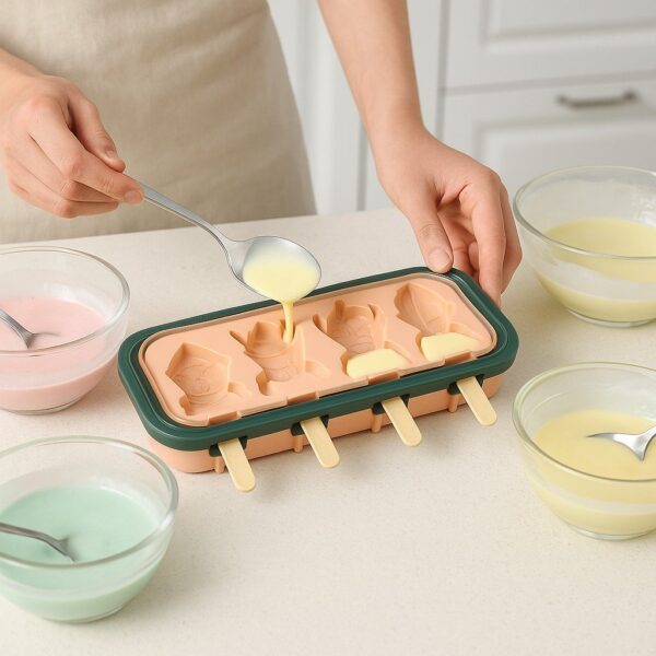 Molde para helados creativo cubetera de paletas FK23D-223