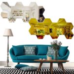 Espejo Decorativo Hexagonal 18cm