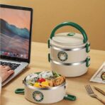 Lonchera porta comida 2 en 1 almacenador termico alimentos FK16-214