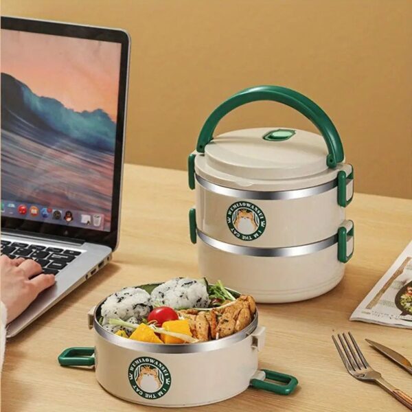 Lonchera porta comida 2 en 1 almacenador termico alimentos FK16-214