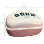 Porta jabon jabonera con tapa estuche viaje FK23D-208 - Imagen 4