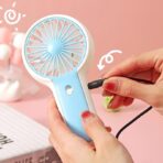 Mini ventilador portatil recargable aireador de mano FK23D-83 - Imagen 4