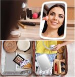 Espejo con luz LED y pantalla táctil, portátil FK15D-40