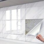 Azulejo adhesivo 60 x 30 blanco satinado pegatina decorativa FK23D-242