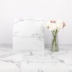 Baldosa adhesiva 60 x 60 blanco mate marmolizado pegatina decorativa 28PCS FK23D-267 - Imagen 3