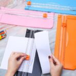 Guillotina de papel cortador con regla extraible FK15-111 - Imagen 3