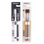 Cepillo dental cerdas de bambu set 2unid. cuidado bucal dientes FK23B-33 - Imagen 3