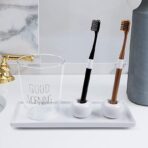 Cepillo dental cerdas de bambu set 2unid. cuidado bucal dientes FK23B-33 - Imagen 5