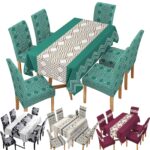 Set Mantel De Comedor + 6 Fundas para Sillas