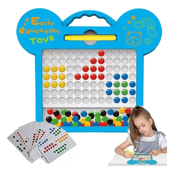 Tablero De Dibujo Fichas Magnéticas Juego Interactivo