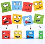 Cubos Rubik´s Caritas -juego De Mesa-rompecabezas De Madera - Imagen 2