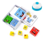 Cubos Rubik´s Caritas -juego De Mesa-rompecabezas De Madera - Imagen 3