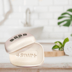 Porta jabon jabonera con tapa estuche viaje FK23D-208