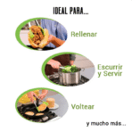 Espátulas de cocina 2 en 1 clever tongs #-09 - Imagen 6