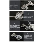 Bisagra universal para cajones luz automatica multifuncional FK23C-32 - Imagen 3