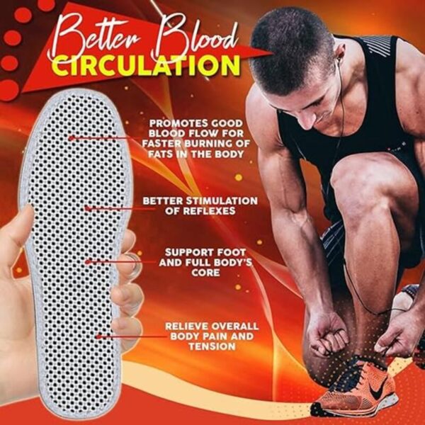 Plantillas con infrarrojo transpirables circulación pies FK23C-7