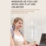 Masajeador inalambrico calefactor cervical 3 en 1 FK23D-106 - Imagen 3