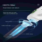 Aspiradora portatil inalambrica succionador recargable FK23D-115 - Imagen 5