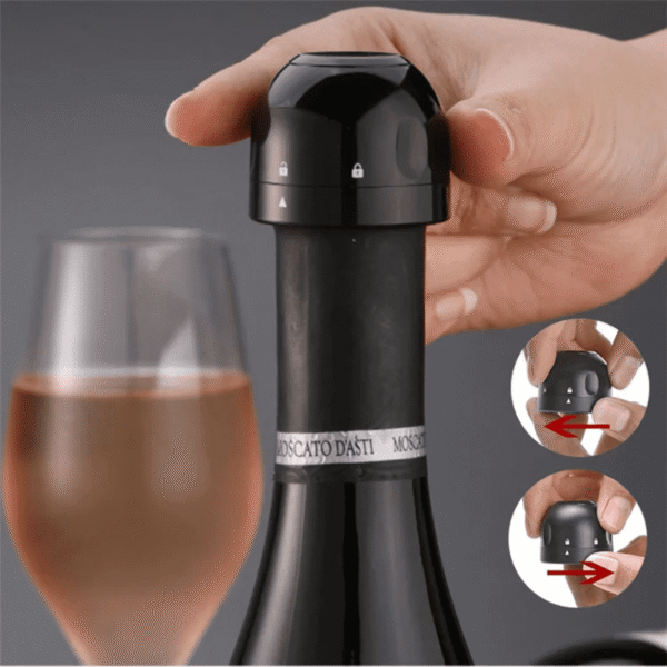 Tapon bomba para vino sellador tapa con seguro FK23D-37