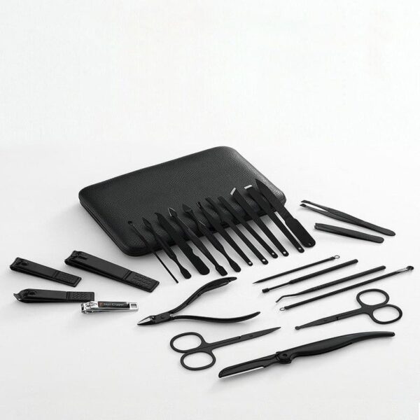 Kit manicure grande estuche de lujo corta uñas y accesorios FK22-45