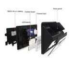 Lampara led recargable con energia solar y sensor de movimiento luz portatil FK23D-48 - Imagen 6