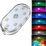 Luz LED tactil adhesiva para techo de carro multicolor FK23D-52 - Imagen 3