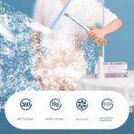 Limpiavidrios de doble cara escurridor de ventanas ajustable de mango largo FK23D-58 - Imagen 6