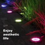 Luces led para suelo set de 4 piezas impermeables FK23D-129 - Imagen 7