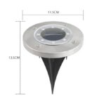 Luces led para suelo set de 4 piezas impermeables FK23D-129 - Imagen 3