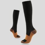 Medias de compresion negro café COMPOSICION 97% NYLON, 3% SPANDEX FK22B-28 - Imagen 6