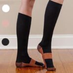 Medias de compresion negro café COMPOSICION 97% NYLON, 3% SPANDEX FK22B-28 - Imagen 5