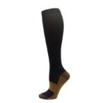 Medias de compresion negro café COMPOSICION 97% NYLON, 3% SPANDEX FK22B-28 - Imagen 4