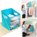 Organizador de ropa plegable cesta multifuncional ajustable almacenador FK23D-54 - Imagen 4