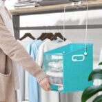 Organizador de ropa plegable cesta multifuncional ajustable almacenador FK23D-54 - Imagen 2