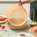 Papel 16cm anti adherente para freidora x100pcs FK22B-72 - Imagen 5