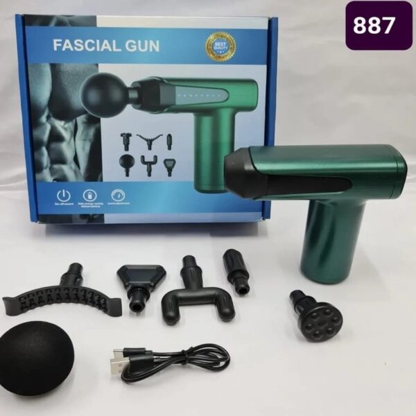 Masajeador de percusion 6 piezas recargable portatil FK23D-75