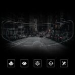 Visor antiempañante para casco de moto FK22B-02 - Imagen 2