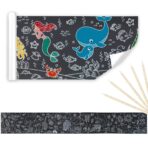 Papel Mágico Negro 30cm x 2mt - Imagen 2