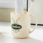 Pocillo vaso cocina baño utensilio beige FK23D-205