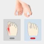 Separador dedos pie en silicona pack x2 espaciador de dedos FK23D-64 - Imagen 4