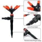 Rociador giratorio automatico de tres puntas ajustable  FK23D-111 - Imagen 3