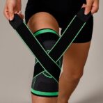 Rodillera ortopedica ajustable de compresion con velcro SHARK-001