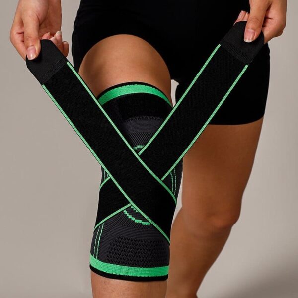 Rodillera ortopedica ajustable de compresion con velcro SHARK-001