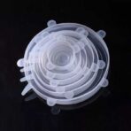 Tapas de silicona reutilizables x6 pcs FK22-08 - Imagen 5