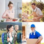 Mini ventilador facial portátil recargable de 3 velocidades FK23D-49 - Imagen 4