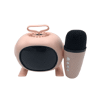Mini parlante karaoke recargable inalambrico KF23D-97 - Imagen 4