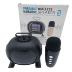 Mini parlante karaoke recargable inalambrico KF23D-97