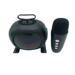 Mini parlante karaoke recargable inalambrico KF23D-97 - Imagen 3